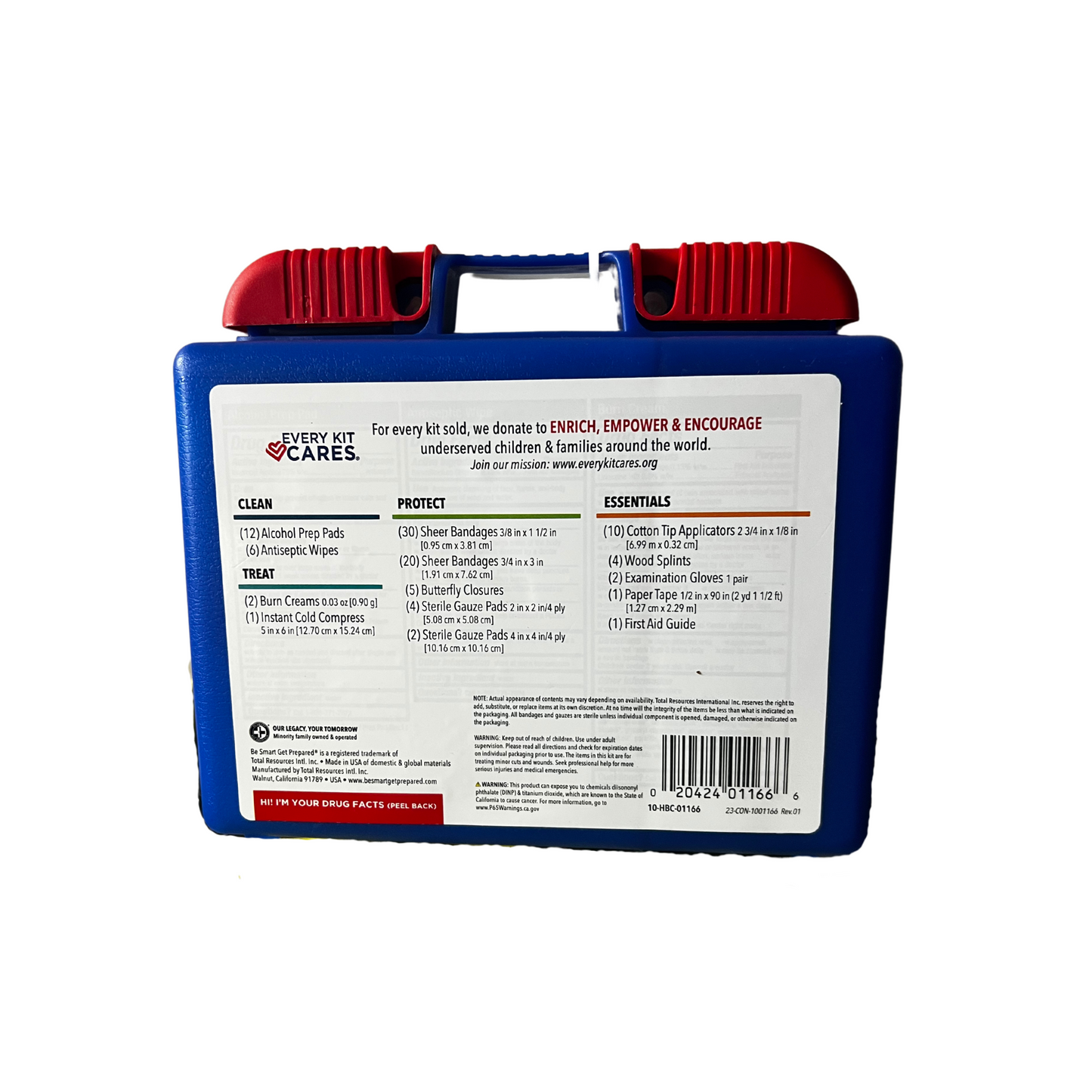 Care Package All Purpose First Aid Kit 100pcs