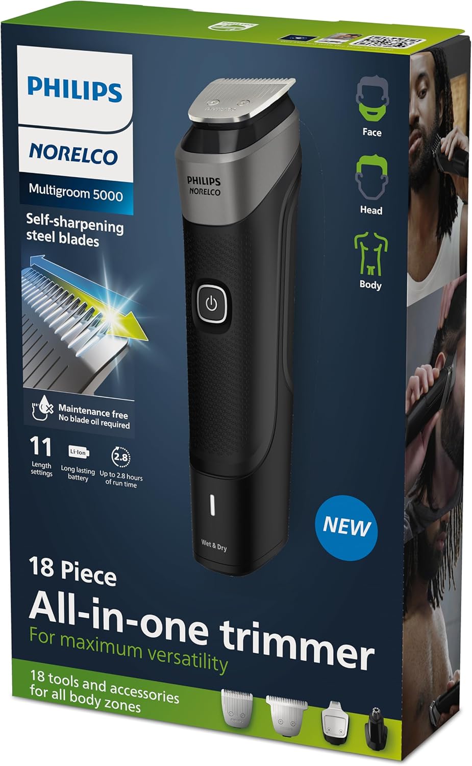 Philips Norelco Multigroom Series 5000 18 Piece MG5910/49