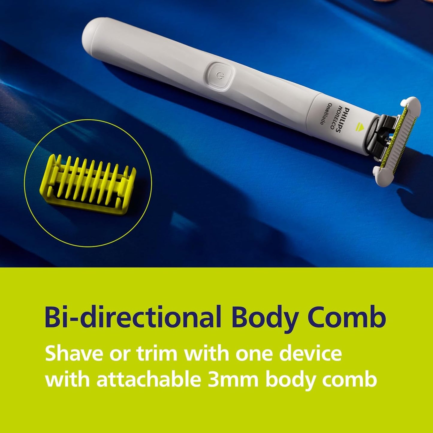 Philips Norelco OneBlade Unisex Intimate Personal Groomer USB-A Rechargeable