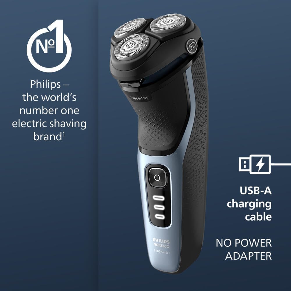 Philips Norelco Shaver 3600 Wet & Dry Electric Shaver S3243/91
