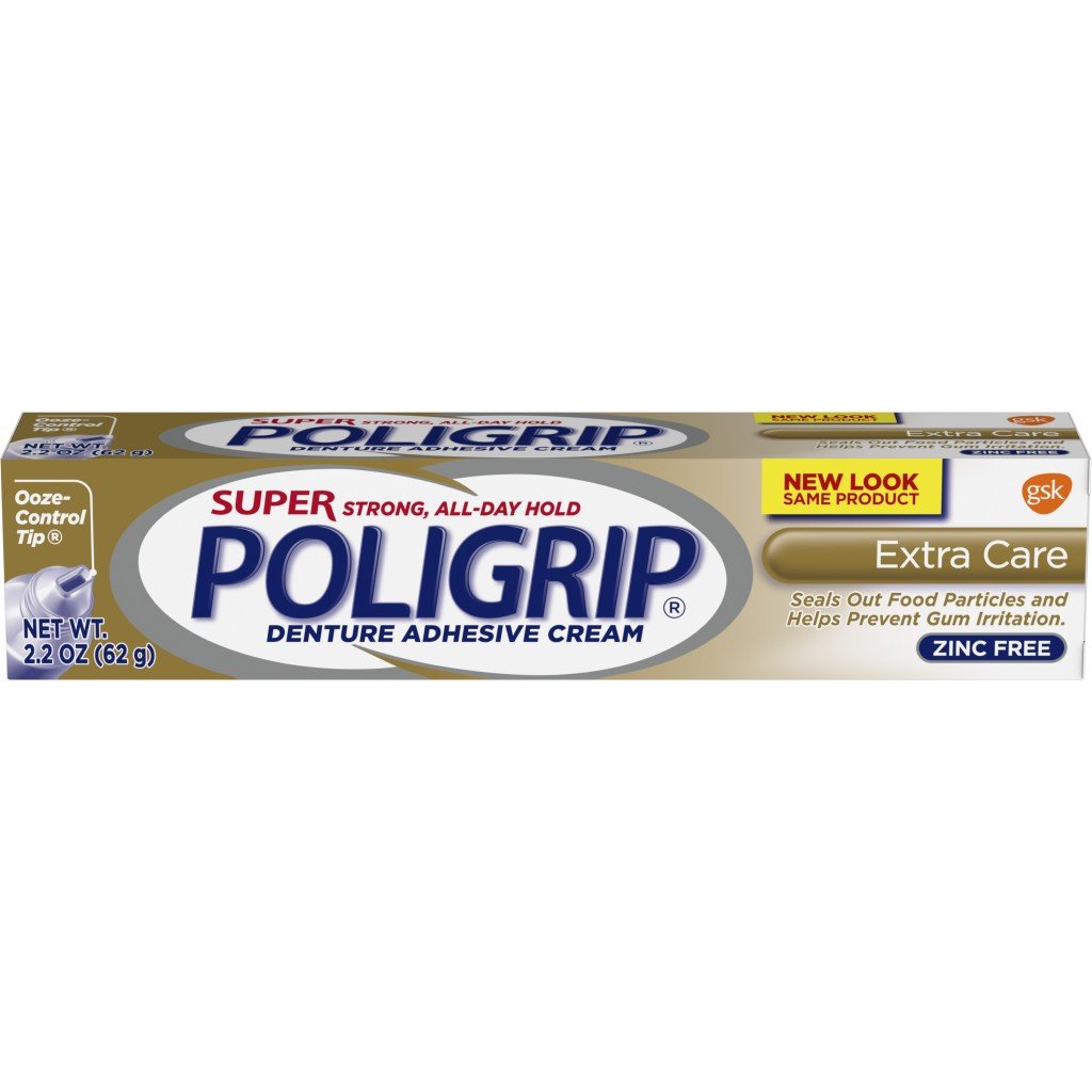 Super POLIGRIP Denture Adhesive Cream Ultra Care 62g