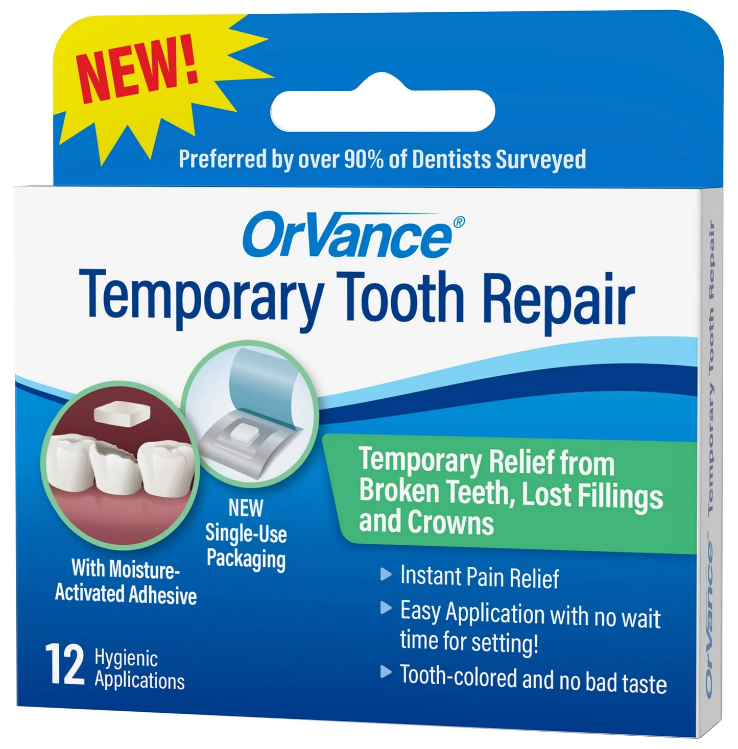 OrVance Temporary Tooth Repair 12 APPLICATIONS