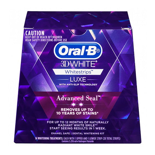 Oral B 3D White Whitestrips™ Luxe Advanced Seal 14 Treatments