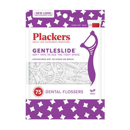 Plackers® Gentleslide® Dental Floss Picks 75ct