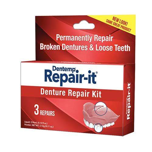 D.O.C.® Repair-It® Emergency Denture Repair Kit - 3 Repairs