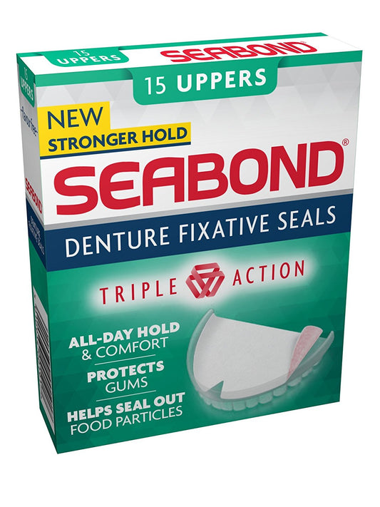 Sea Bond Denture Fixative Seals Original 15 Uppers