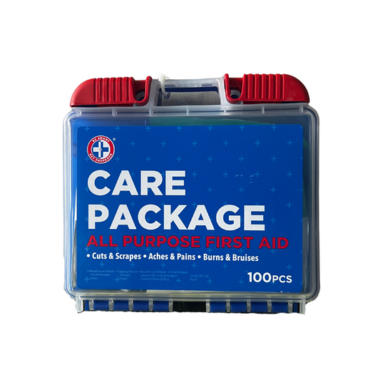 Care Package All Purpose First Aid Kit 100pcs