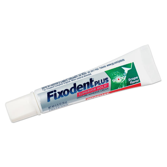 Fixodent Plus Scope Denture Adhesive Cream 10g Travel Size