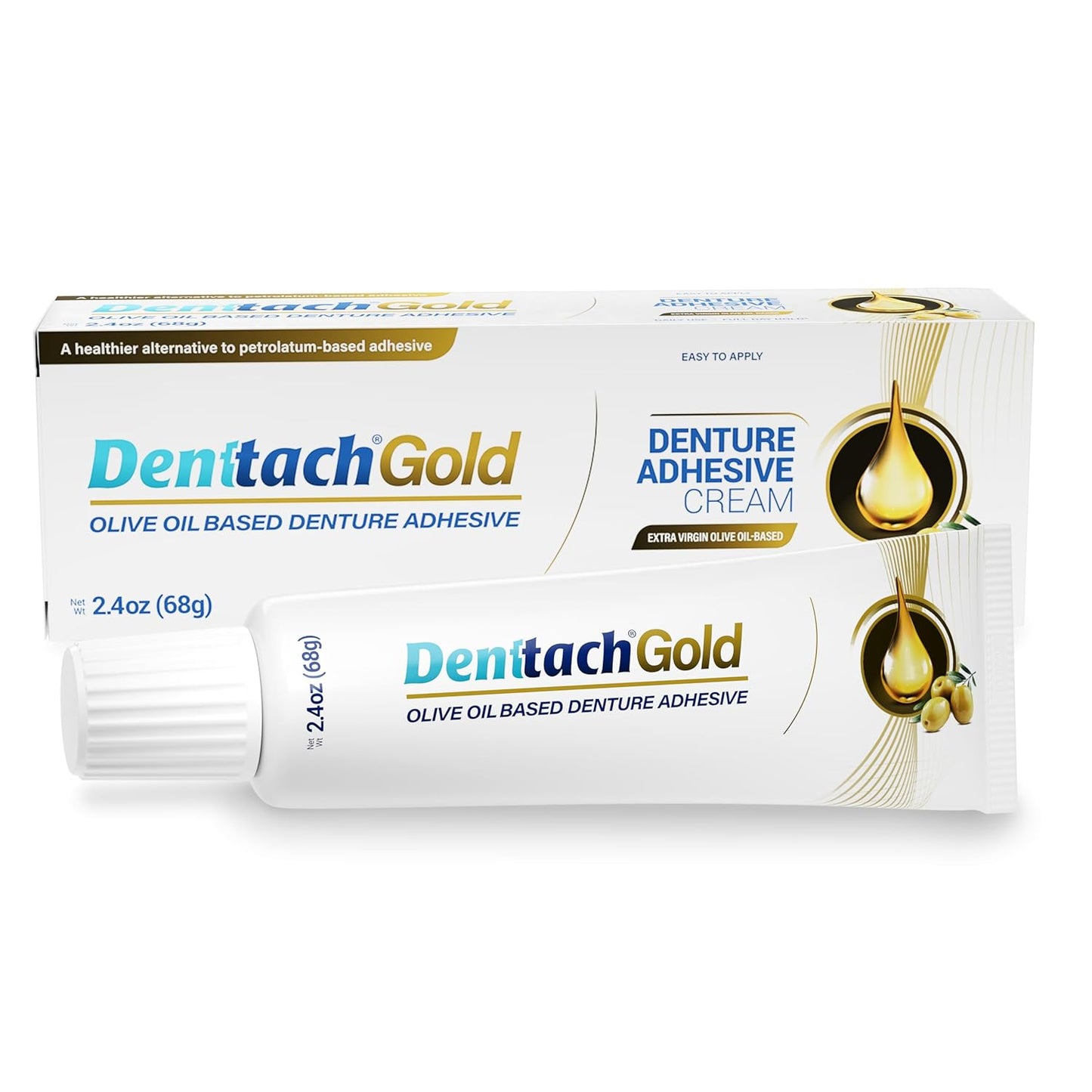 Denttach Gold Denture Cream 68g
