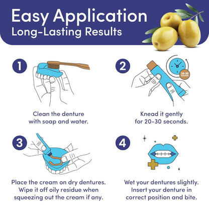 Denttach Gold Denture Cream 68g