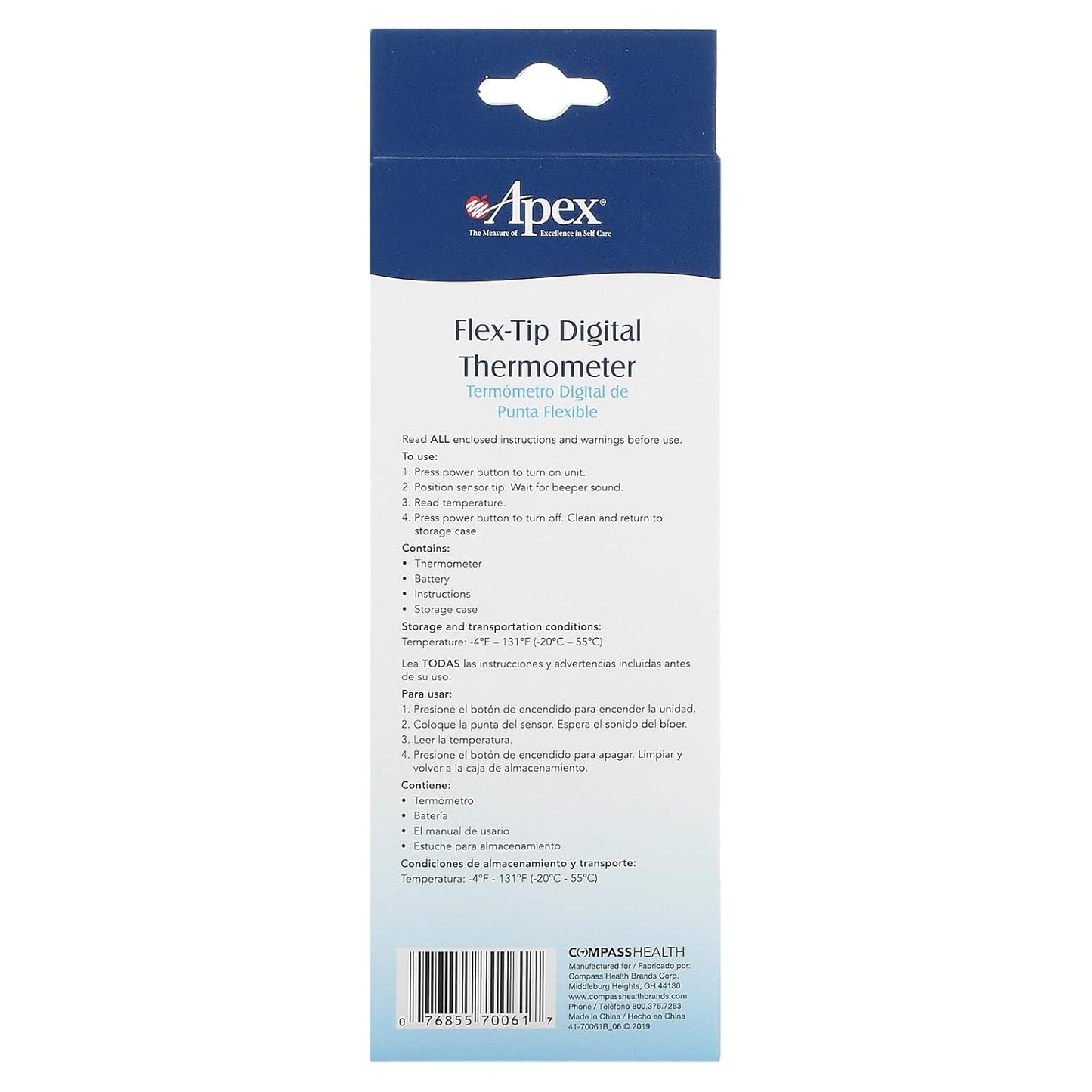 Apex Flex-Tip Digital Thermometer