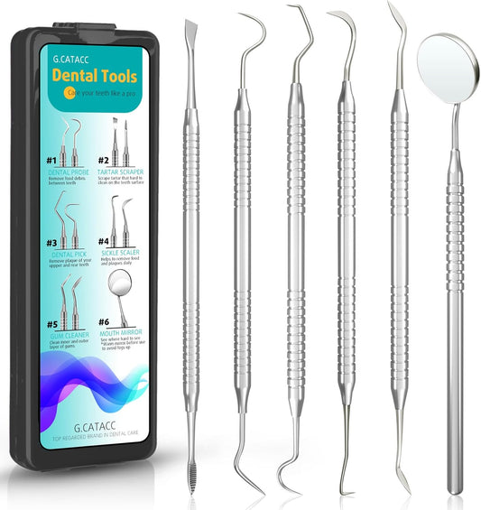 Dental Care Tools, Stainless with Case