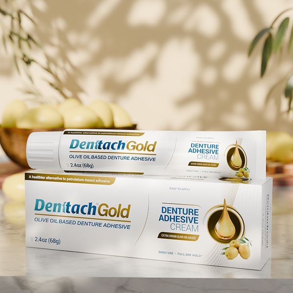 Denttach Gold Denture Cream 68g