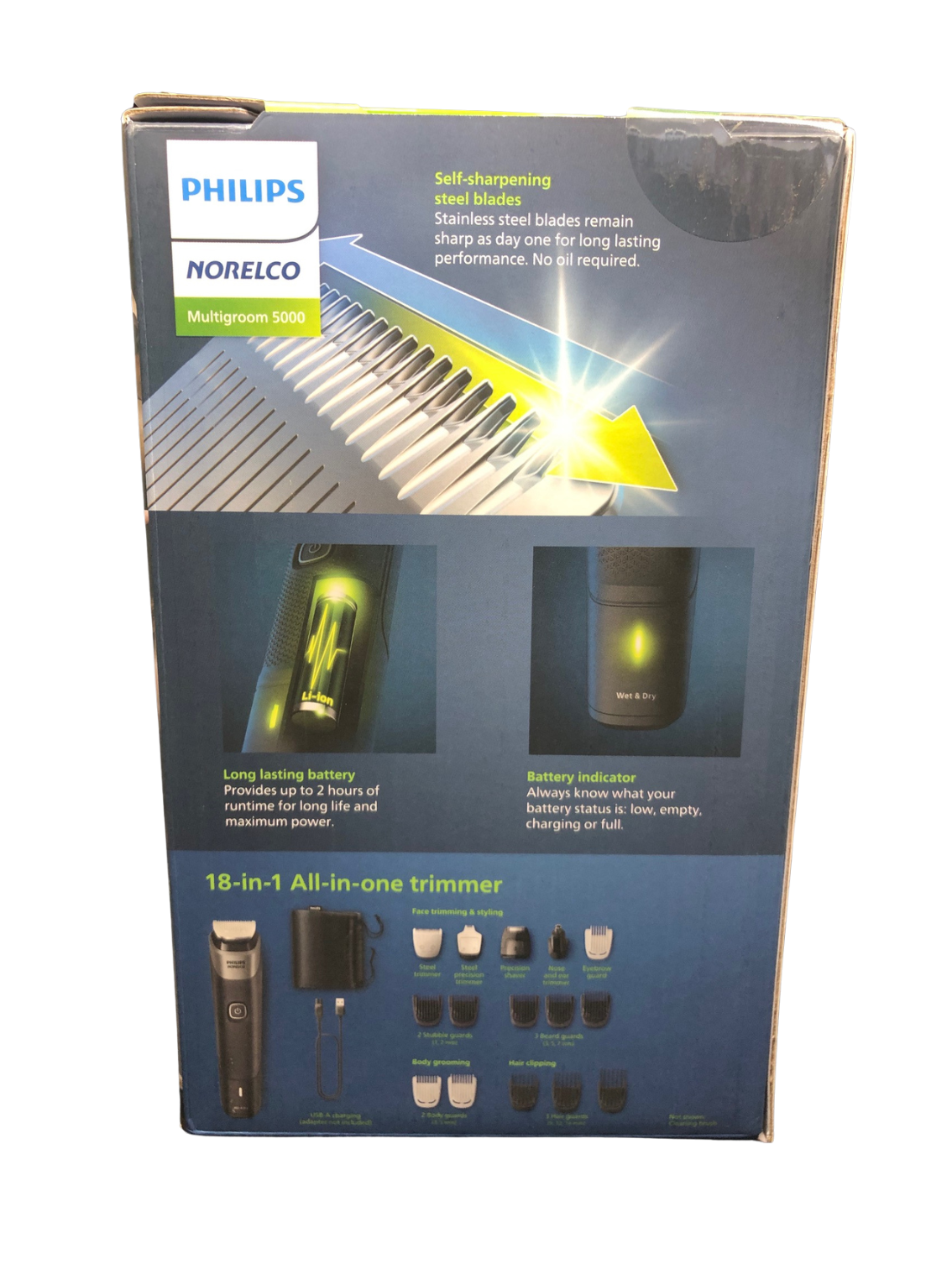 Philips Norelco Multigroom Series 5000 18 Piece
