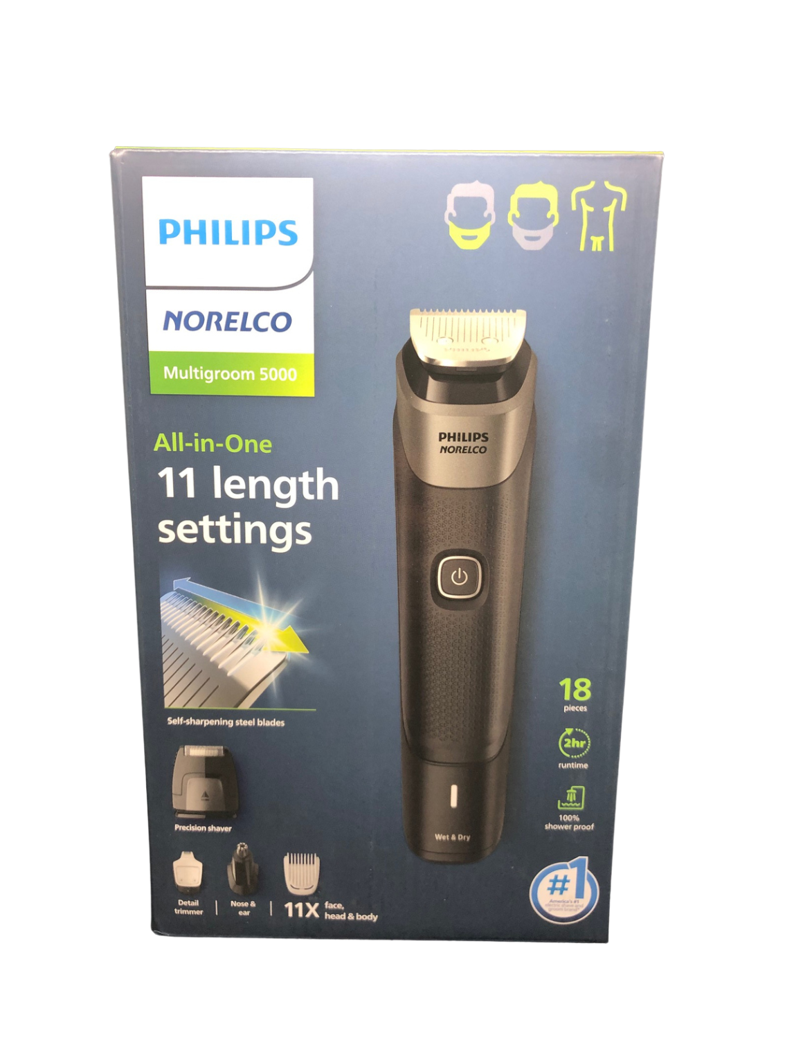 Philips Norelco Multigroom Series 5000 18 Piece