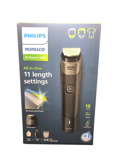 Philips Norelco Multigroom Series 5000 18 Piece