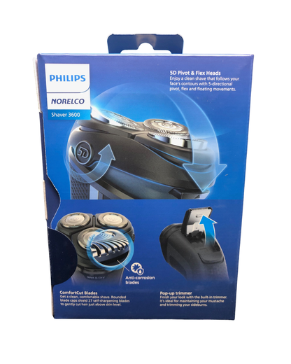 Philips Norelco Shaver 3600 Wet & Dry Electric Shaver S3243/91
