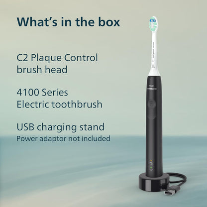 Philips Sonicare 4100 Series Sonic Electric Toothbrush Black