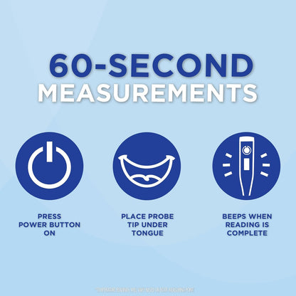 Veridian Healthcare 60-Second Digital Thermometer