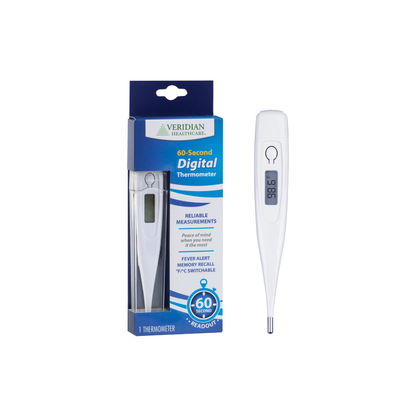 Veridian Healthcare 60-Second Digital Thermometer