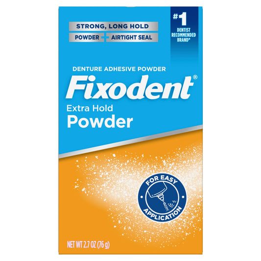 Fixodent Extra Hold Denture Adhesive Powder 76g