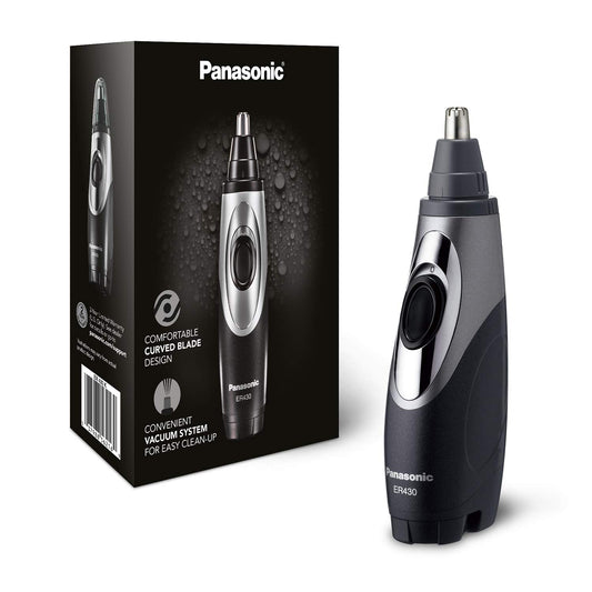 Panasonic Wet/Dry Nose & Ear Hair Trimmer with Vacuum System ER430K