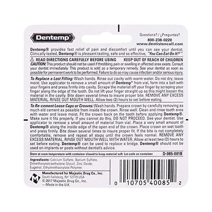 D.O.C.® Dentemp® Maximum Strength Lost Fillings & Loose Caps Repair