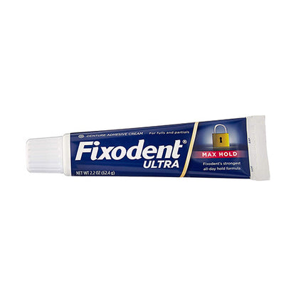 Fixodent Ultra Max Hold Denture Adhesive Cream 62g