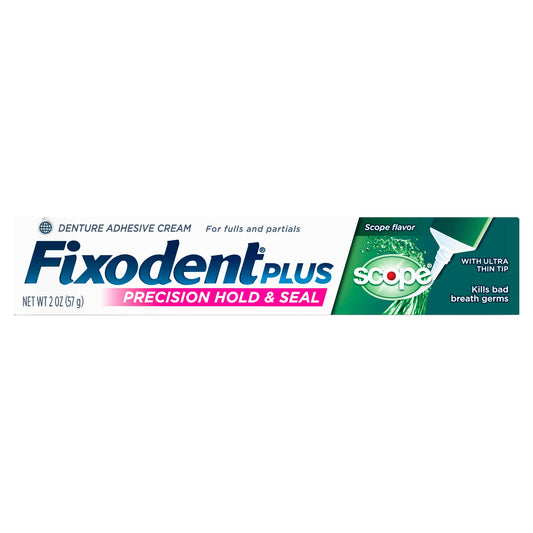 Fixodent® Plus Scope Flavour Denture Adhesive Cream 57g