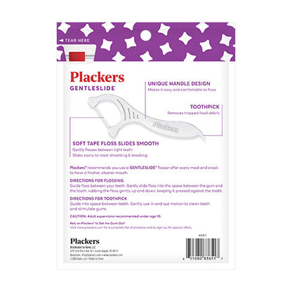 Plackers® Gentleslide® Dental Floss Picks 75ct