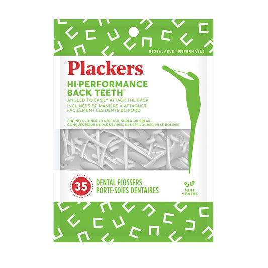 Plackers® Back Teeth Micro Mint Flossers 35 PACK